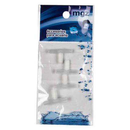 Mgz Plastic Aquarium Junction 4 Units Transparente