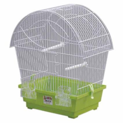 Alamber Luna Bird Cage 40x23x45.1 Cm Prateado