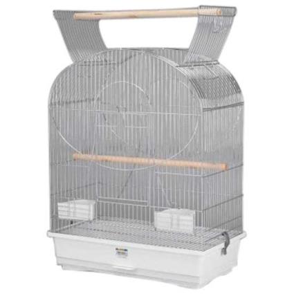 Alamber Aroa Bird Cage 49.5x28.5x65 Cm Prateado