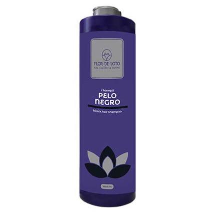 Flor De Loto Black Hair Shampoo 1l Transparente