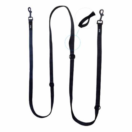 Bull Multiposition Training Leash 280x2 Cm Preto