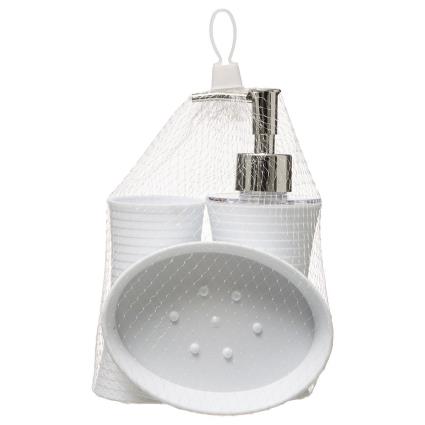 Five Raya Bathroom Set Transparente