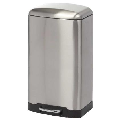 Duett 30l Trash Can Prateado