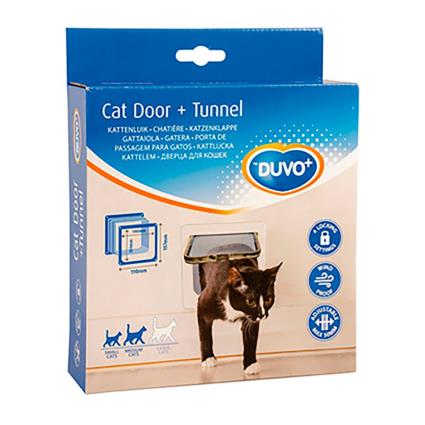 Duvo+ 4 Positions Cat Door 19x19.7 Cm Dourado