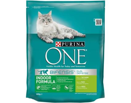Ração Para Gato Purina One Indoor Com Perú 800g