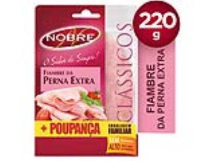 Fiambre Perna Extra Nobre Classicas 220g