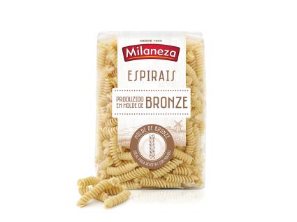 Massa Milaneza Espirais Molde Bronze 500g
