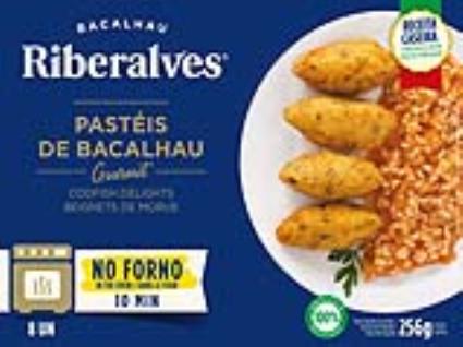 Pastéis De Bacalhau Riberalves Gourmet 256g