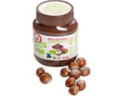 Creme P/ Barrar Auchan Bio Cacau Avelãs 13% 400g