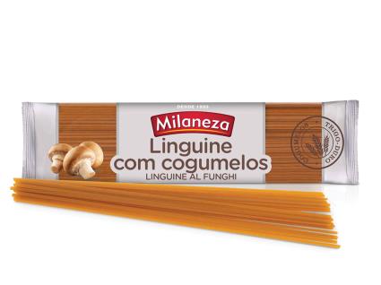 Massa Milaneza Linguine Com Cogumelos 500g