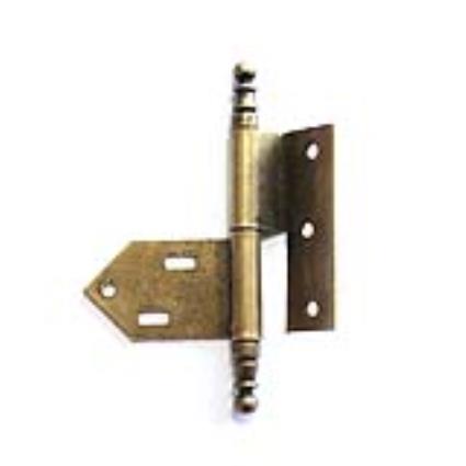 Dobradiça Para Móvel em Latão Bronzeado Ref.22