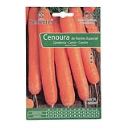 Semente Cenoura Nantes Especial 10gr