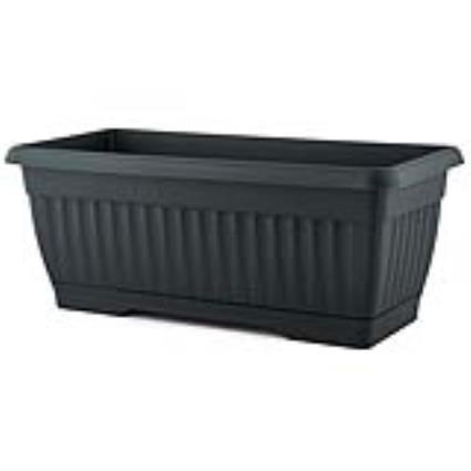 Floreira com Prato 50x19x16.5cm 9L