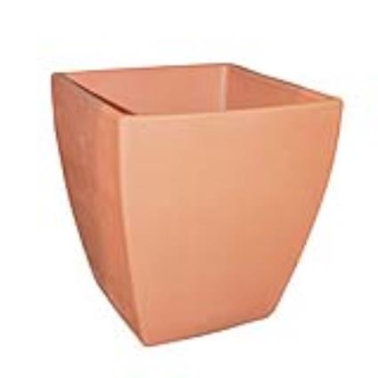 Vaso Terracota Quadrado Alto