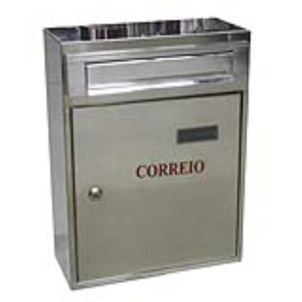 Caixa de Correio Inox com Porta à Frente