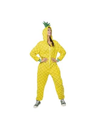 Fato feminina de abacaxi com capuz multicor UNIQUE