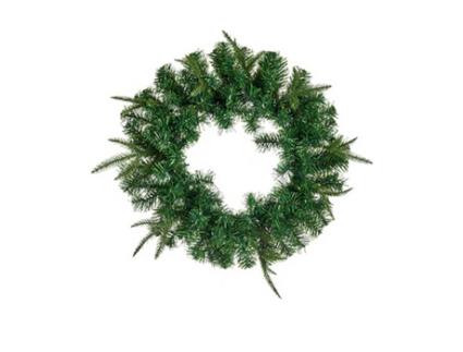 Coroa de Natal Verde (45 X 15 X 45 Cm) (45 X 6 X .