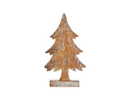 Árvore de Natal Castanho Prateado Madeira (5 X 31.