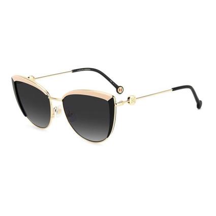 Carolina Herrera Eyewear Óculos de sol para mulheres Her 0112/S KDK T58 145 Blk Nude