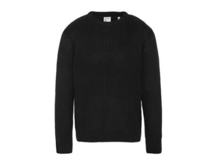 Sweatshirt SCHOTT Acrílico Homem (S - Preto)