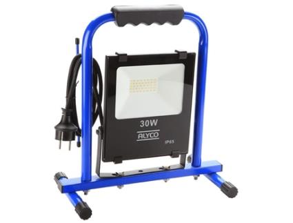Projetor Inclin?vel Extra Fino com Suporte Met?lico 30W Smd Ip65 ALYCO ORANGE