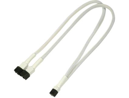 Cabo de Alimentação NANOXIA (Molex - 30 cm - Branco)