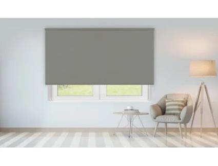 Estore de Rolo VIEWTEX (120x250cm - Poliéster - Cinzento)