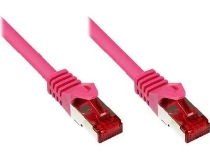 Cabo de Rede ALCASA (RJ45 - 3 m - Rosa)