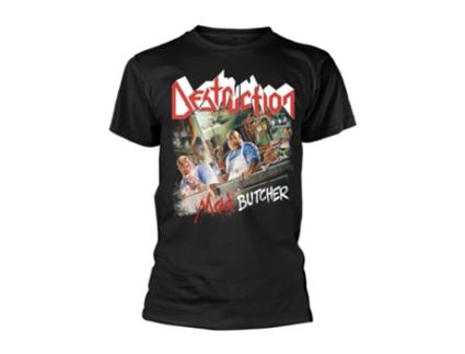 T-shirt DESTRUCTION (S - Preto)