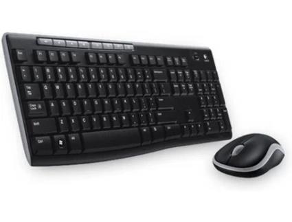 Teclado LOGITECH MK270 (Wireless - Layout Grego)