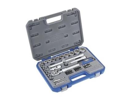 Jogo de Caixas de Soquete 1/2' com 48 Pe?as ALYCO