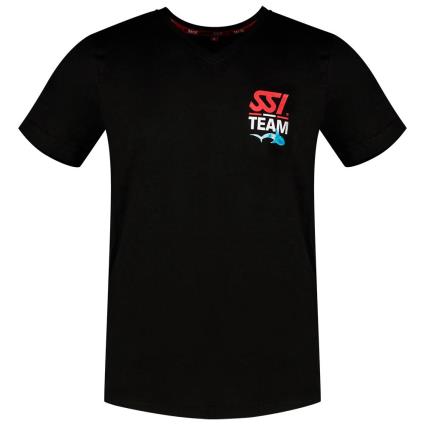 Ssi T-v Neck Waves T-shirt Preto 2XL Homem