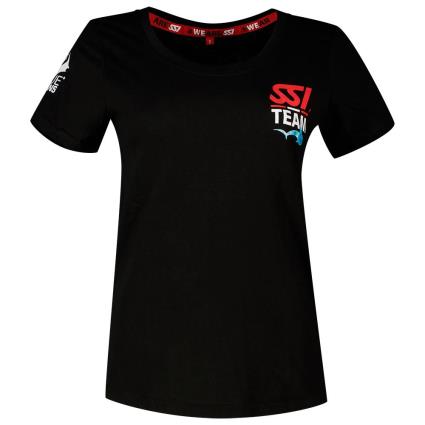 Ssi T-round Neck Waves Woman T-shirt Preto L Homem