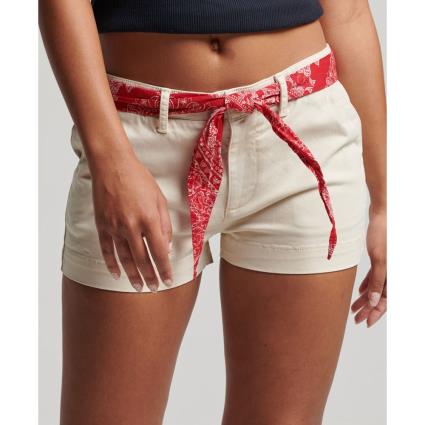 Superdry Vintage Hot Chino Shorts Rosa XL Mulher