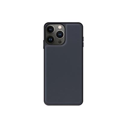 Capa Iphone 13 Pro em Pele Magnetica Azul