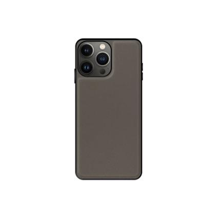 Capa Iphone 14 Pro Max em Pele Magnetica Cinza Escuro