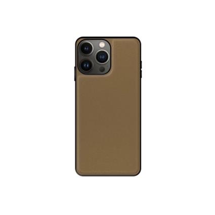 Capa Iphone 13 Pro Max em Pele Magnetica Castanho