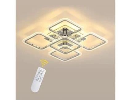Candeeiro GOECO de Teto Led Moderno Luz de Teto Ajustável 2700K-6500K
