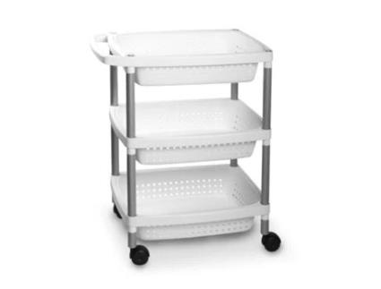 Carrinho de Cozinha TATAY )Aço Inoxidável - Multicor)