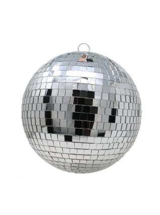 Disco Mirror Ball dos anos 70 de 300 mm multicor UNIQUE