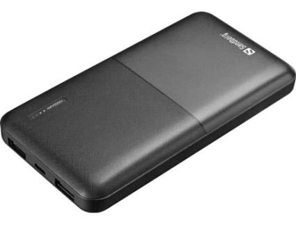 Powerbank SANDBERG Saver (10000 mAh - USB - MicroUSB - Preto)