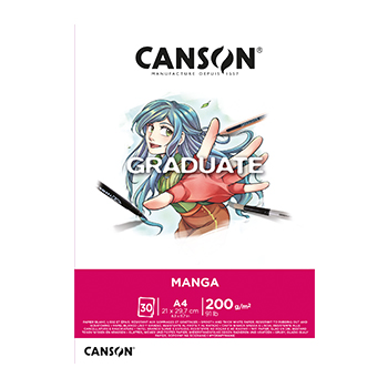 Caderno Canson > bloco graduate manga a4 200gr 30fls - 10850P030
