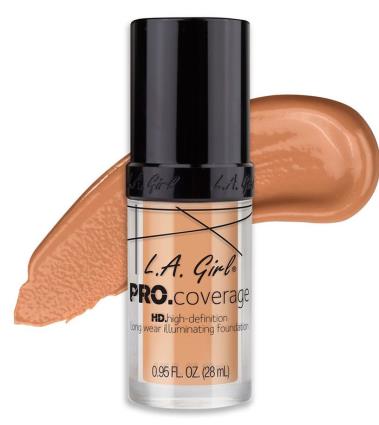 L.A. Girl - Pro Coverage Illuminating  Liquid Makeup - GLM644: Natural