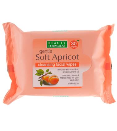 Beauty Formulas- Toalhetes de limpeza - Gentle Soft Apricot