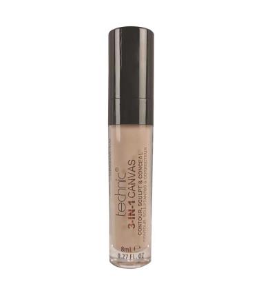 Technic Cosmetics - Corretor fluido 3-IN-1 Canvas - Ivory