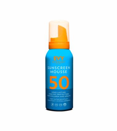 Evy Technology - Protetor solar Sunscreen Mousse SPF 50 100ml