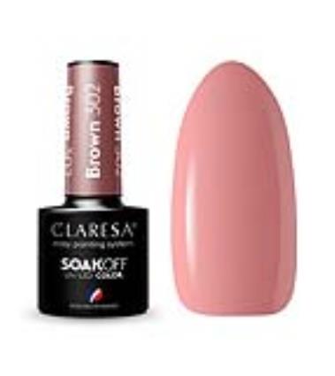 Claresa - Esmalte semipermanente Soak off - 302: Brown