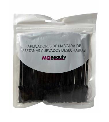 MQBeauty - Aplicadores de rímel curvos descartáveis - 50 unidades