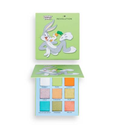I Heart Revolution - *Looney Tunes* - Mini Paleta de Sombras - Bugs Bunny