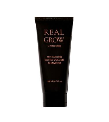 Shampoo anti-queda de cabelo com classificação verde - Real Grow Extra Volume